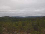 Finnlands flache Landschaft